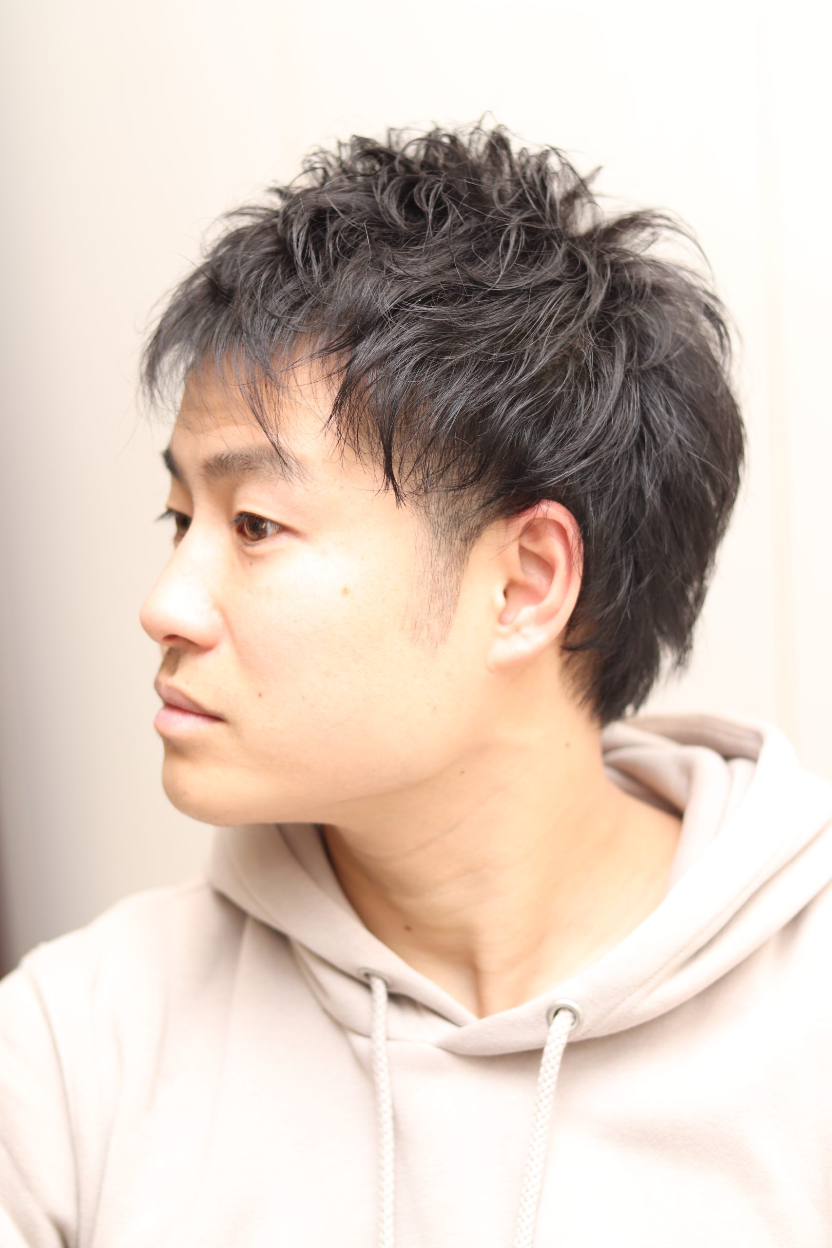 【ヨシザワ人形町】無造作パーマショートヘア