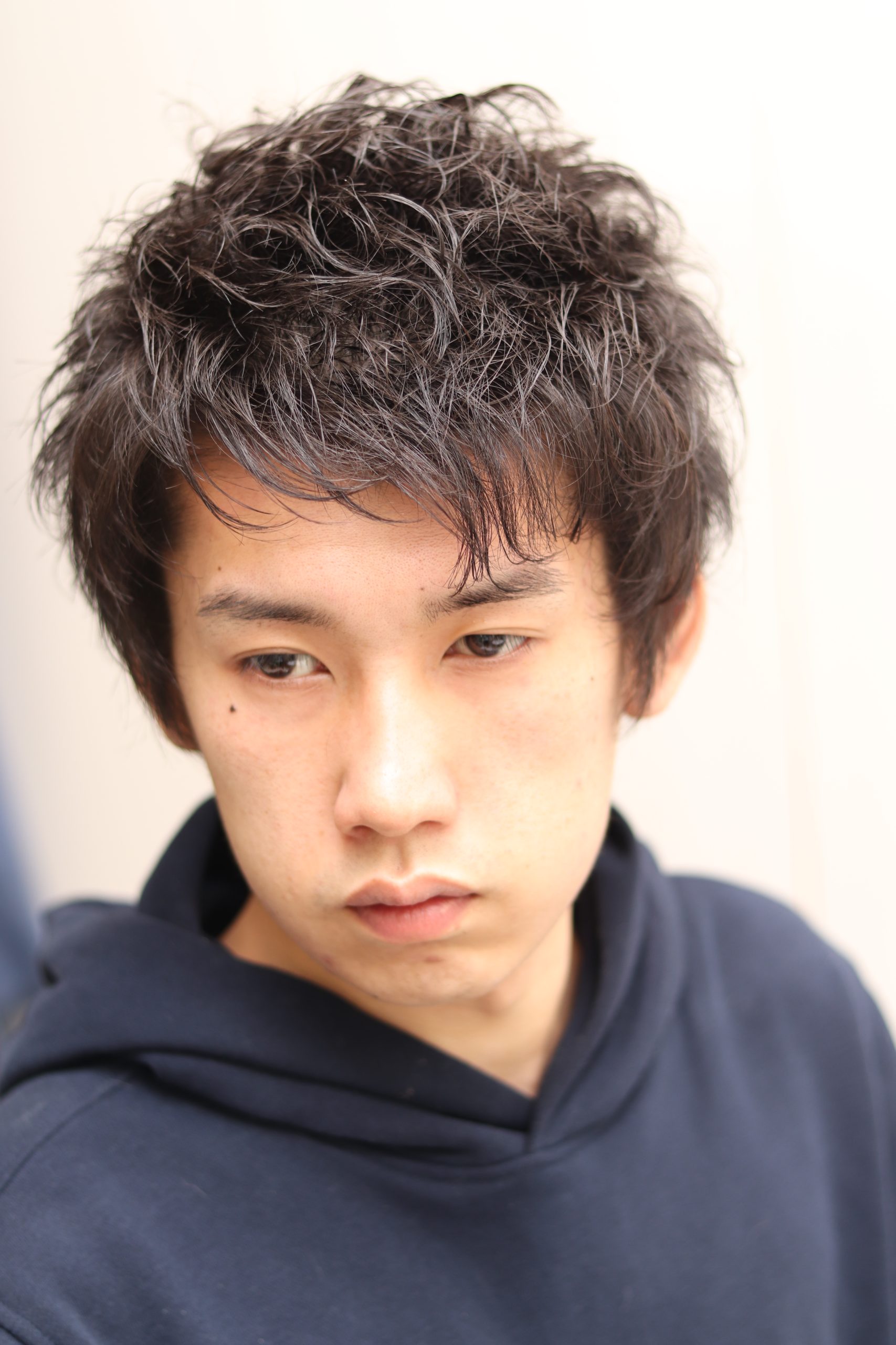 【ヨシザワ人形町】ソフトパーマ爽やかスタイル