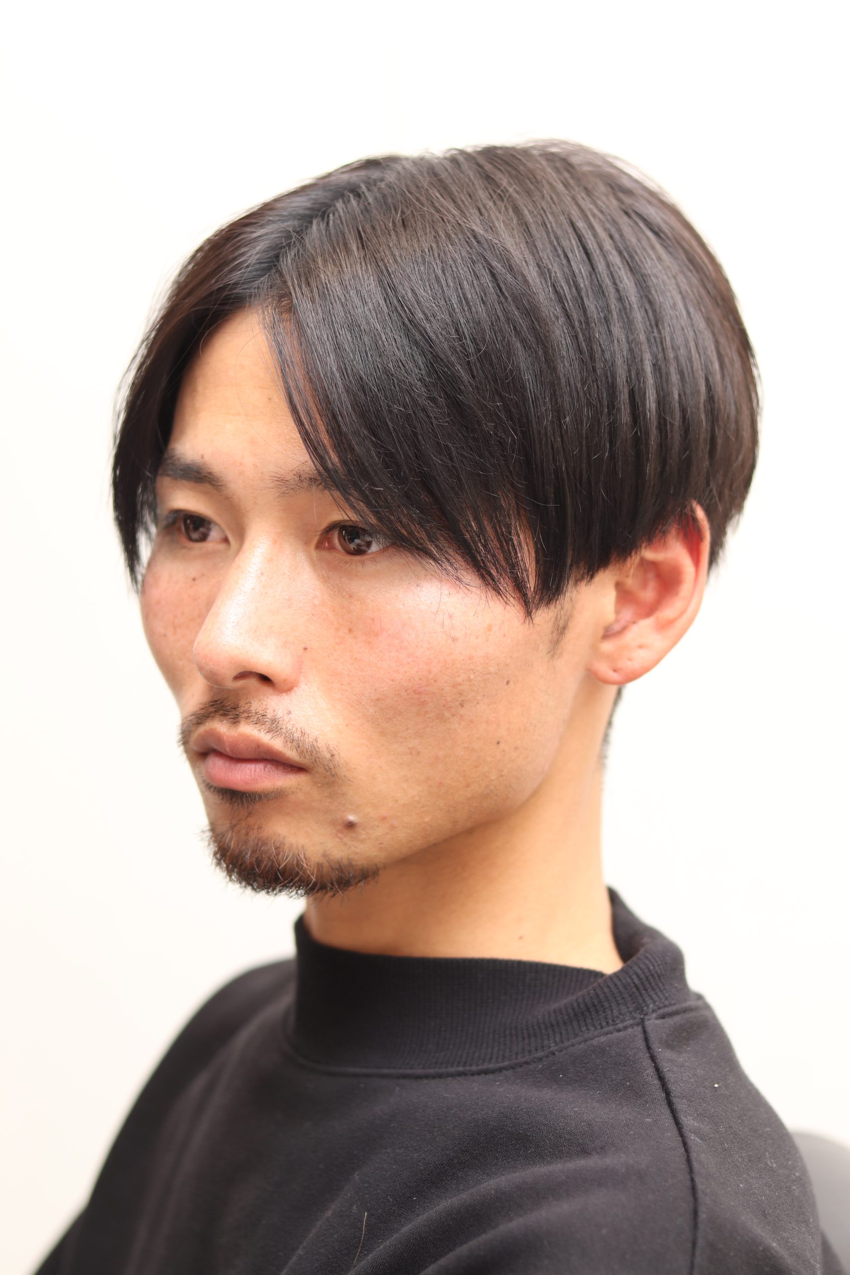 【ヨシザワ人形町】前下がりセンターパートツーブロック