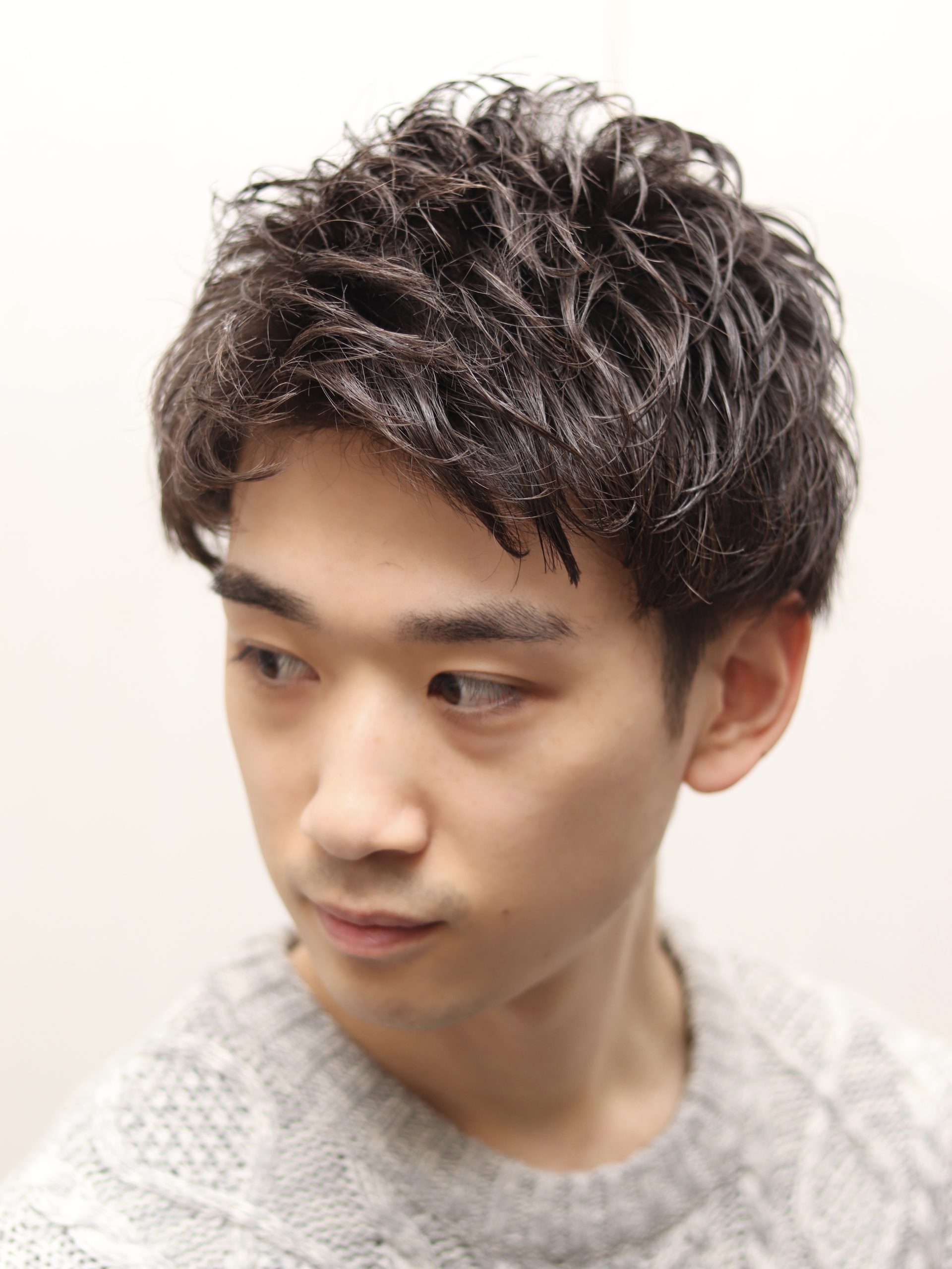 【ヨシザワ人形町】ゆるパーマ爽やかツーブロックショート