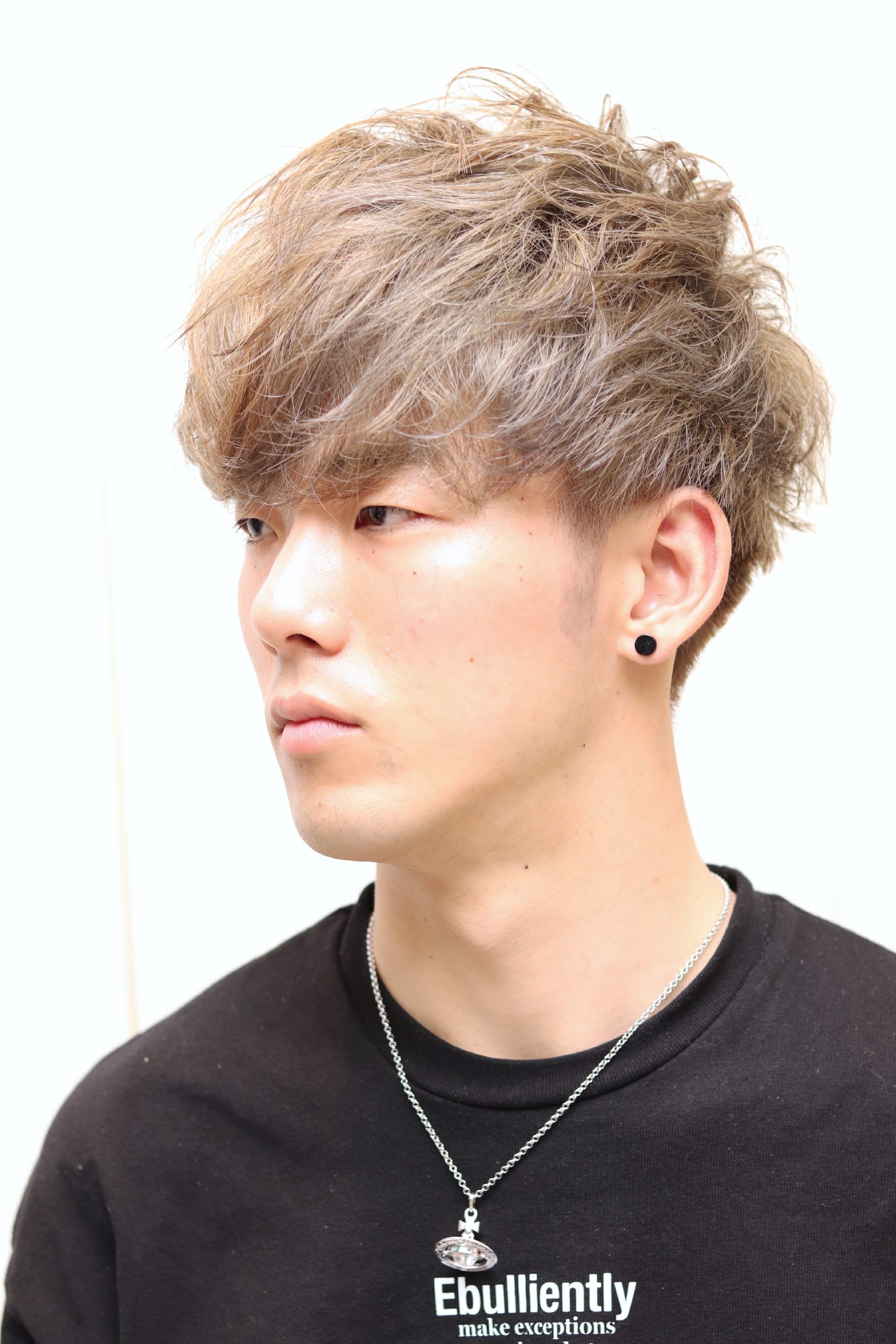 【ヨシザワ人形町】ツーブロックマッシュハイトーンカラー