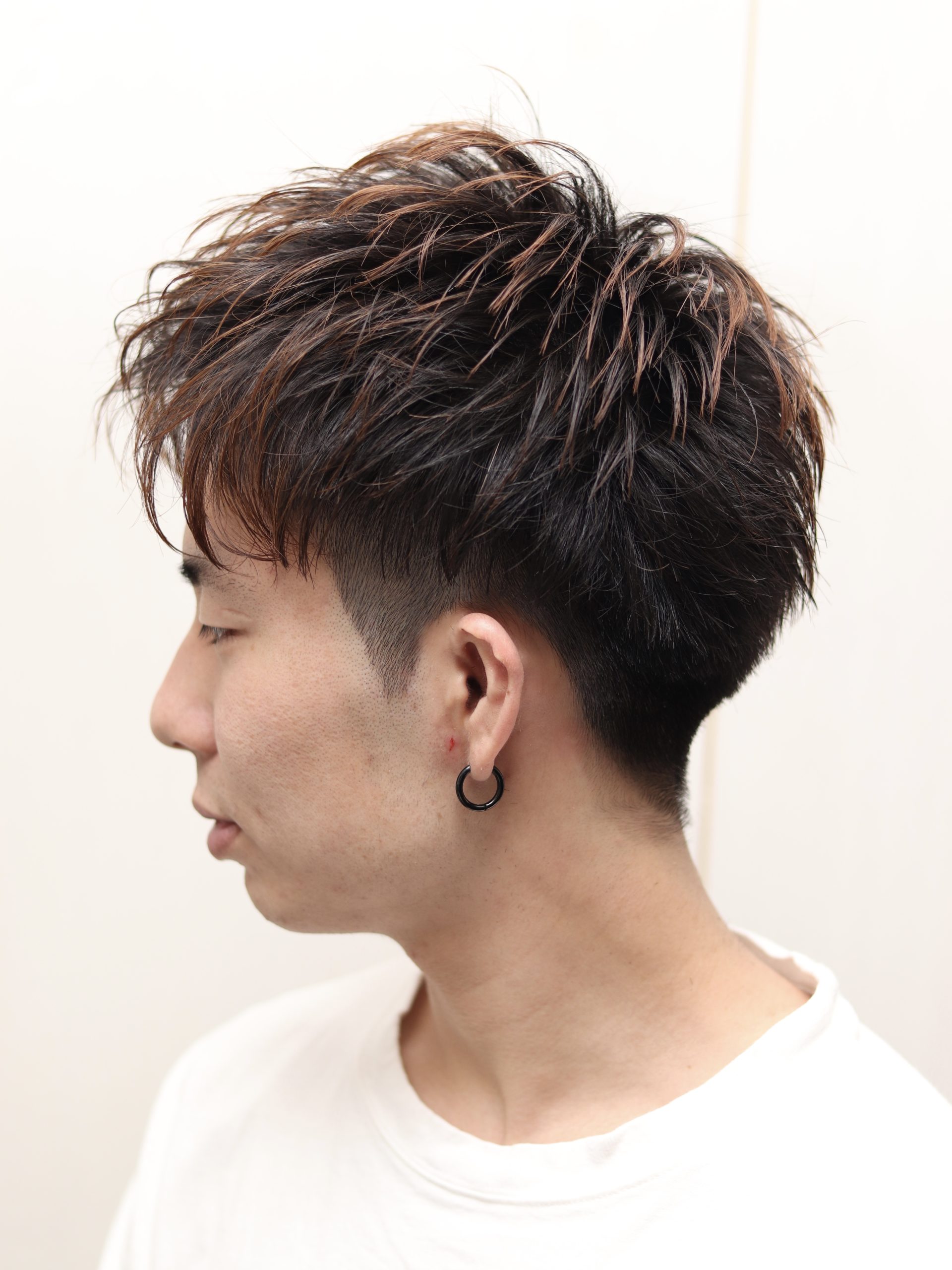 【ヨシザワ人形町】束感ツーブロックアップバングショート