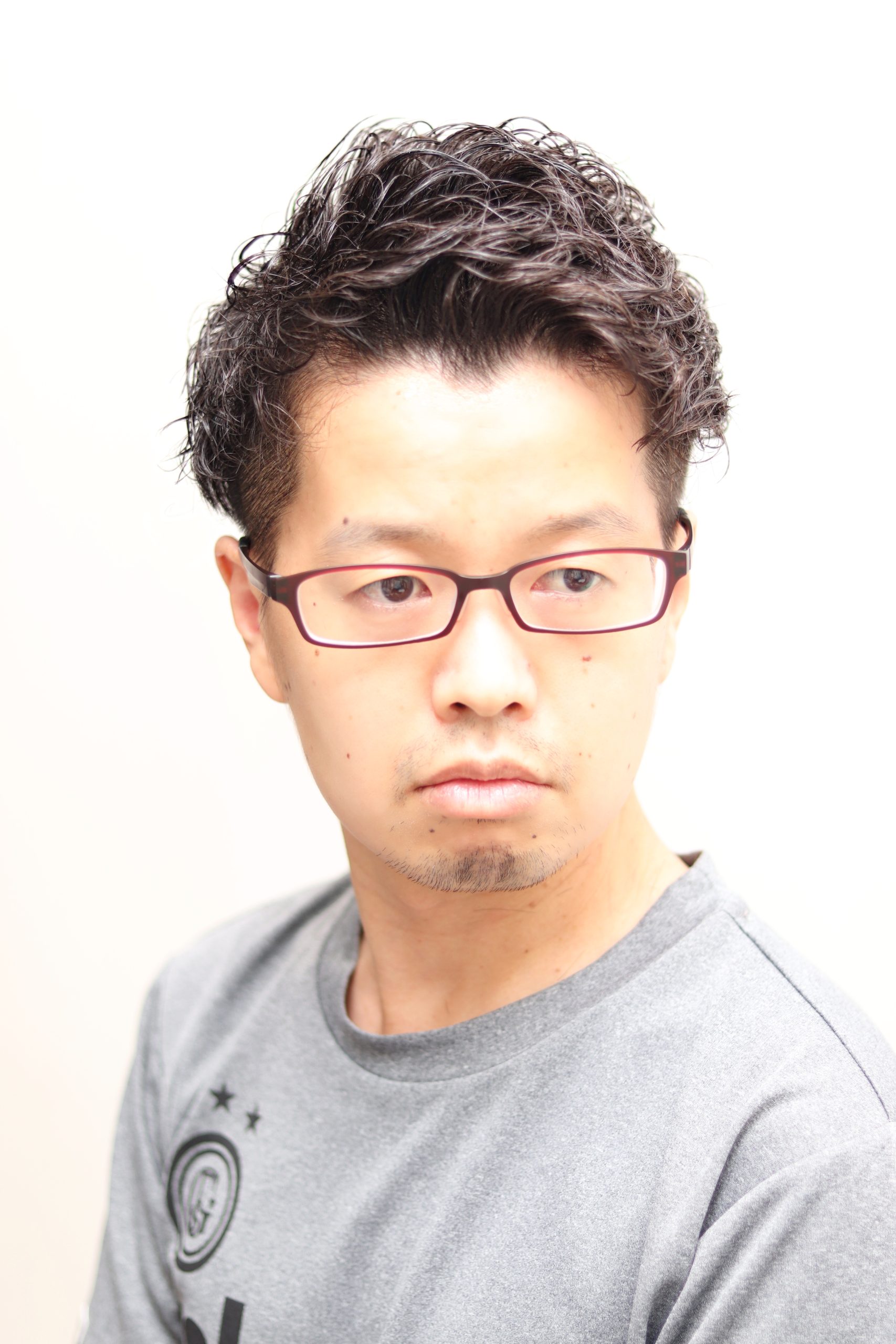 【ヨシザワ人形町】ツーブロックベリーショートパーマ