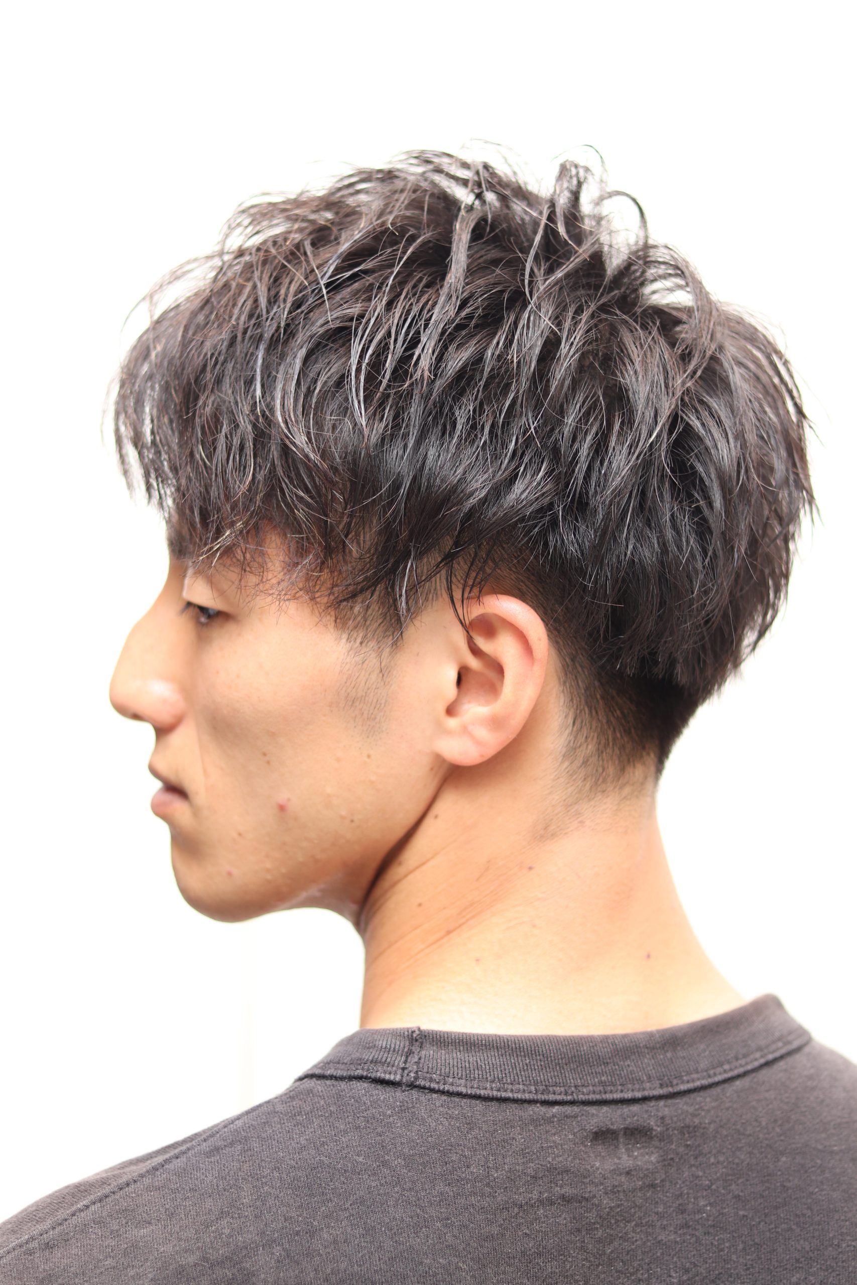 【ヨシザワ人形町】ツーブロゆるめツイストピンパーマスタイル