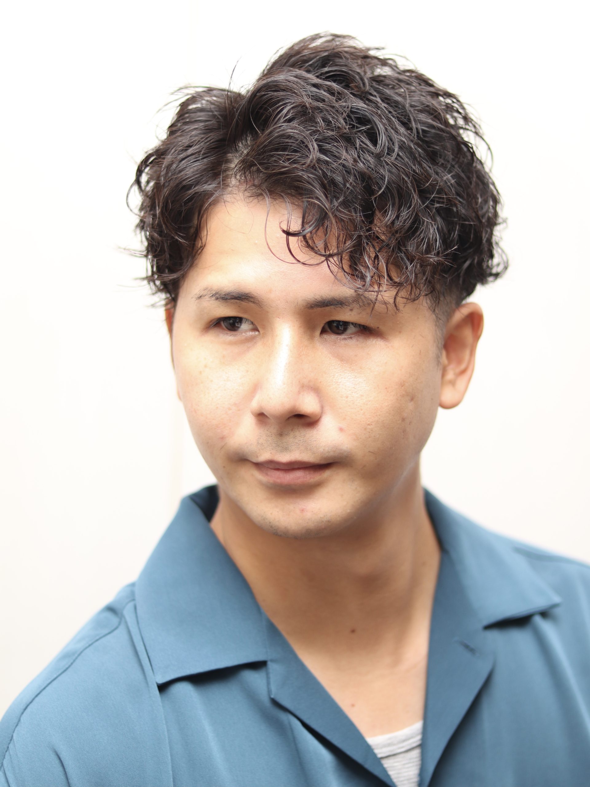 【ヨシザワ人形町】ツーブロックスパイラルアップバング