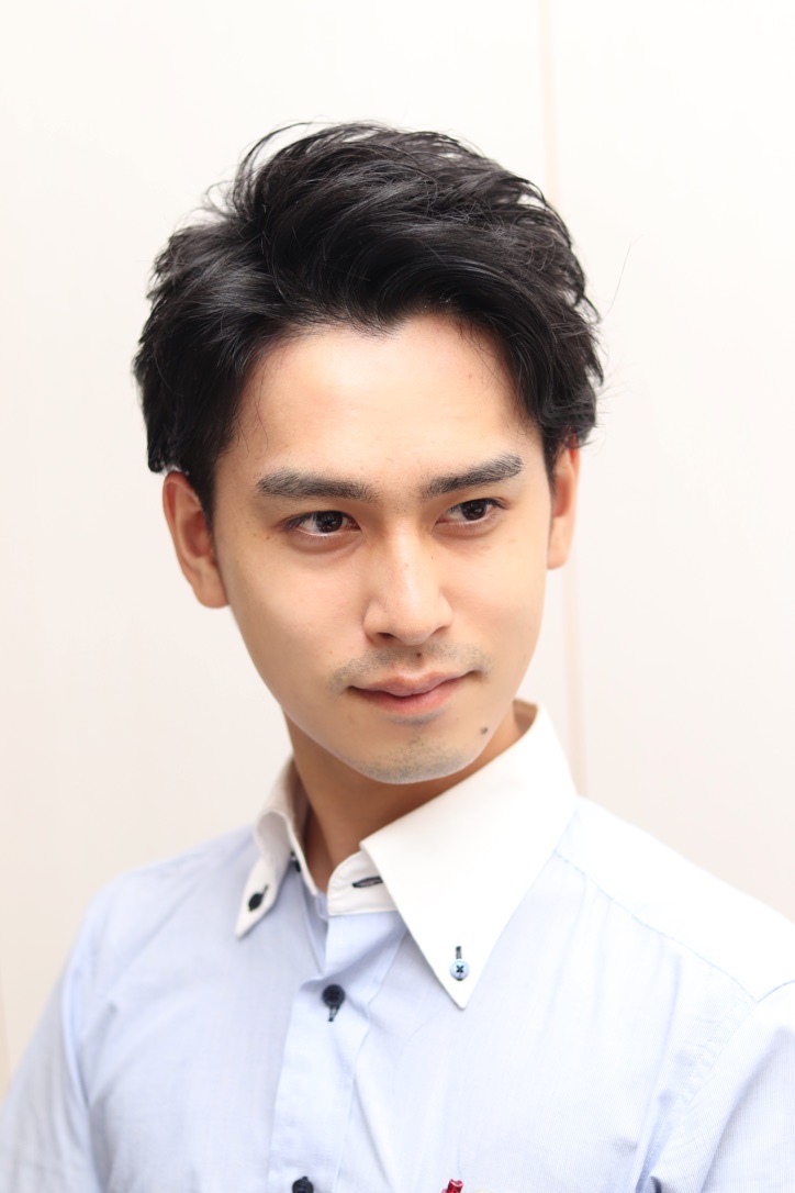【ヨシザワ人形町】ビジネスツーブロックアップバングパーマ
