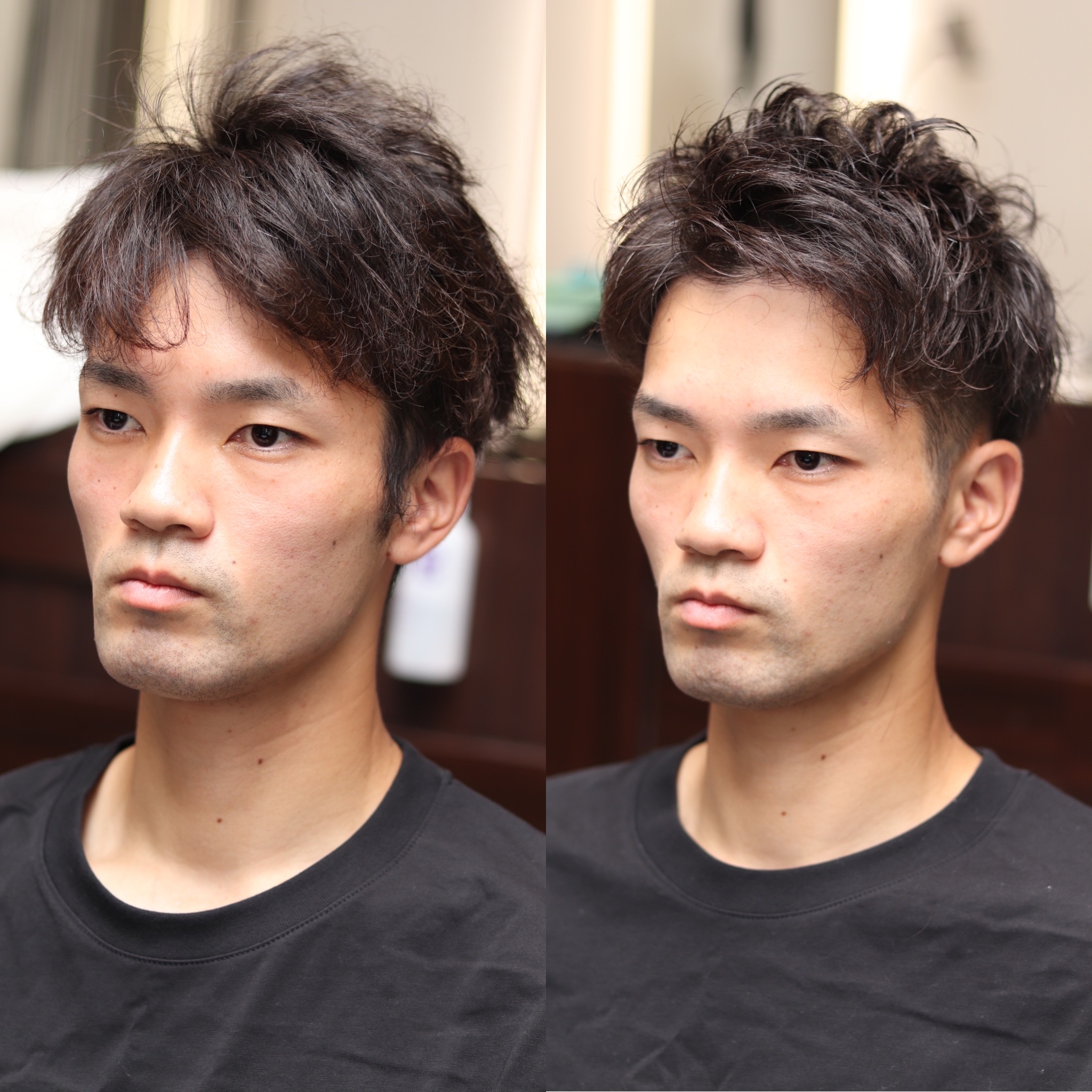 【ヨシザワ人形町】アップバング刈り上げツーブロショート