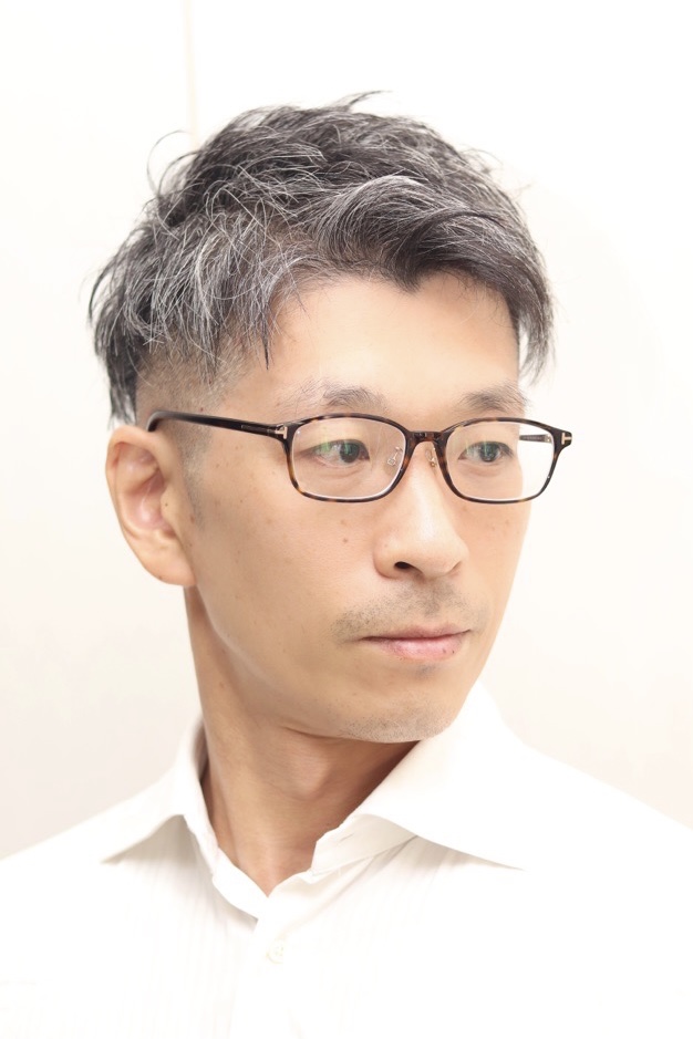 【ヨシザワ人形町】ビジネスツーブロックショートアップバング