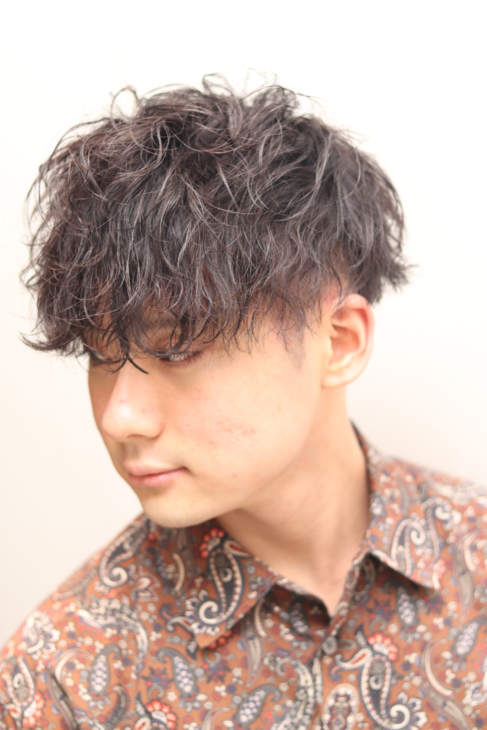 【ヨシザワ人形町】ツーブロック&波巻スパイラルパーマ