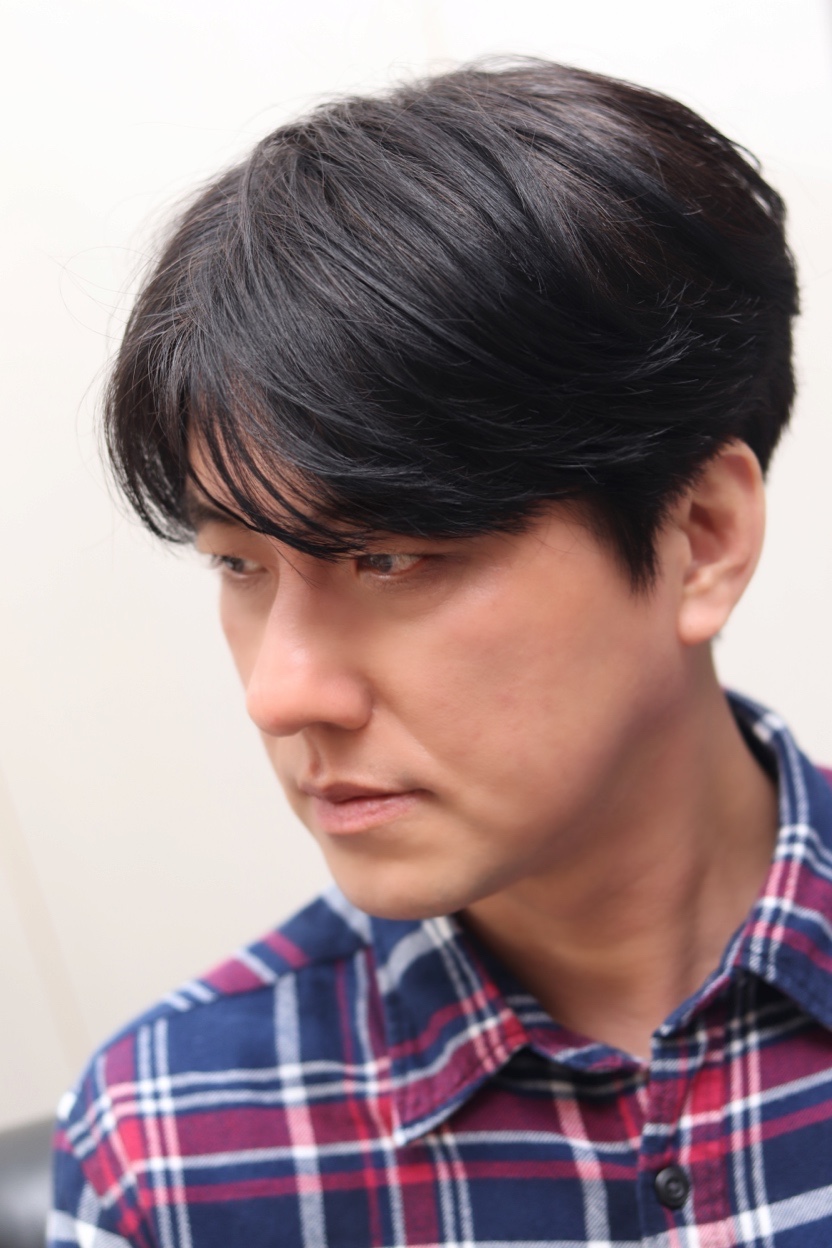 30代40代でも韓流マッシュツーブロックで若く見せるスタイル