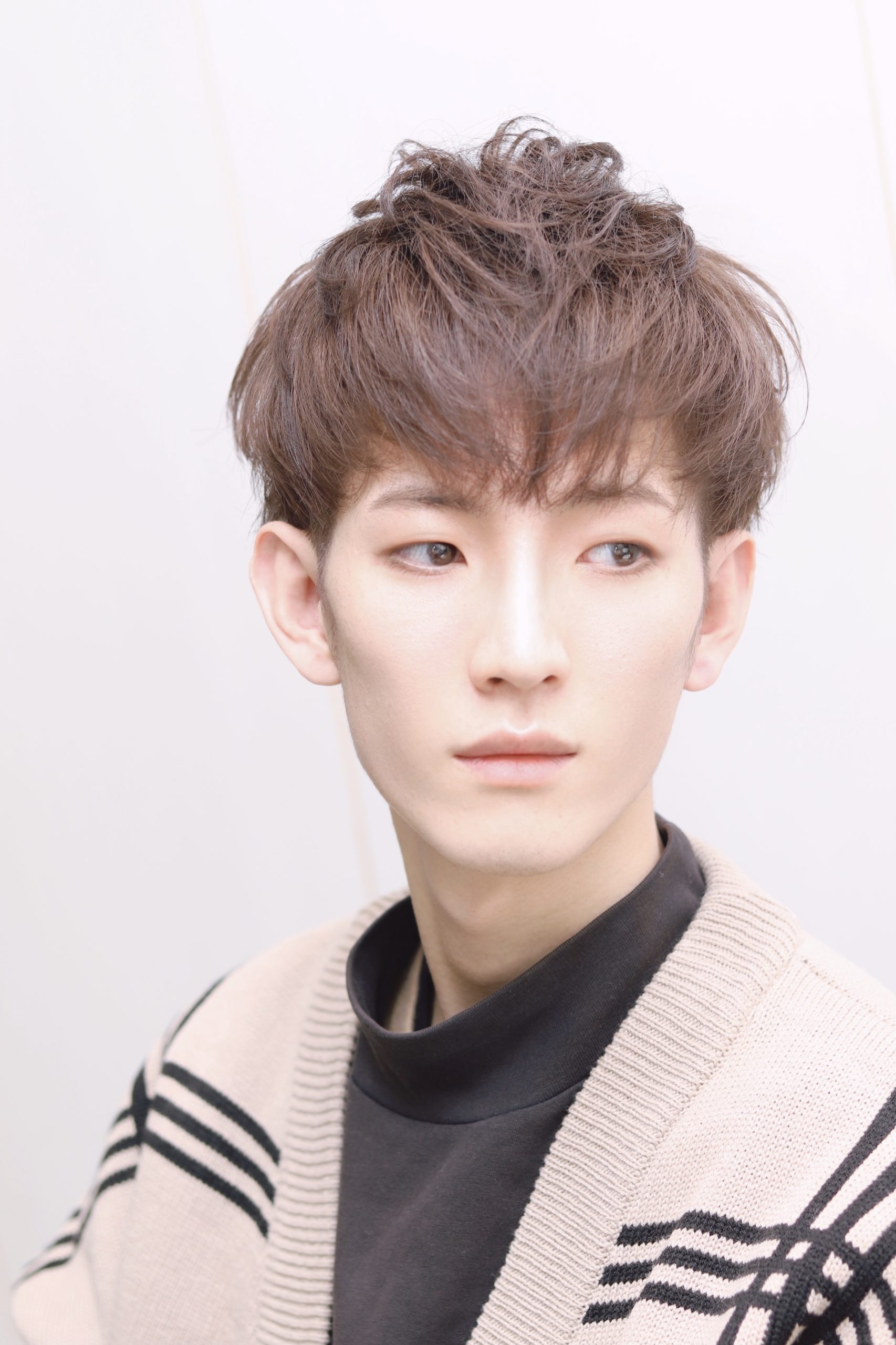 韓流マッシュツーブロックスタイルモテ&モテ