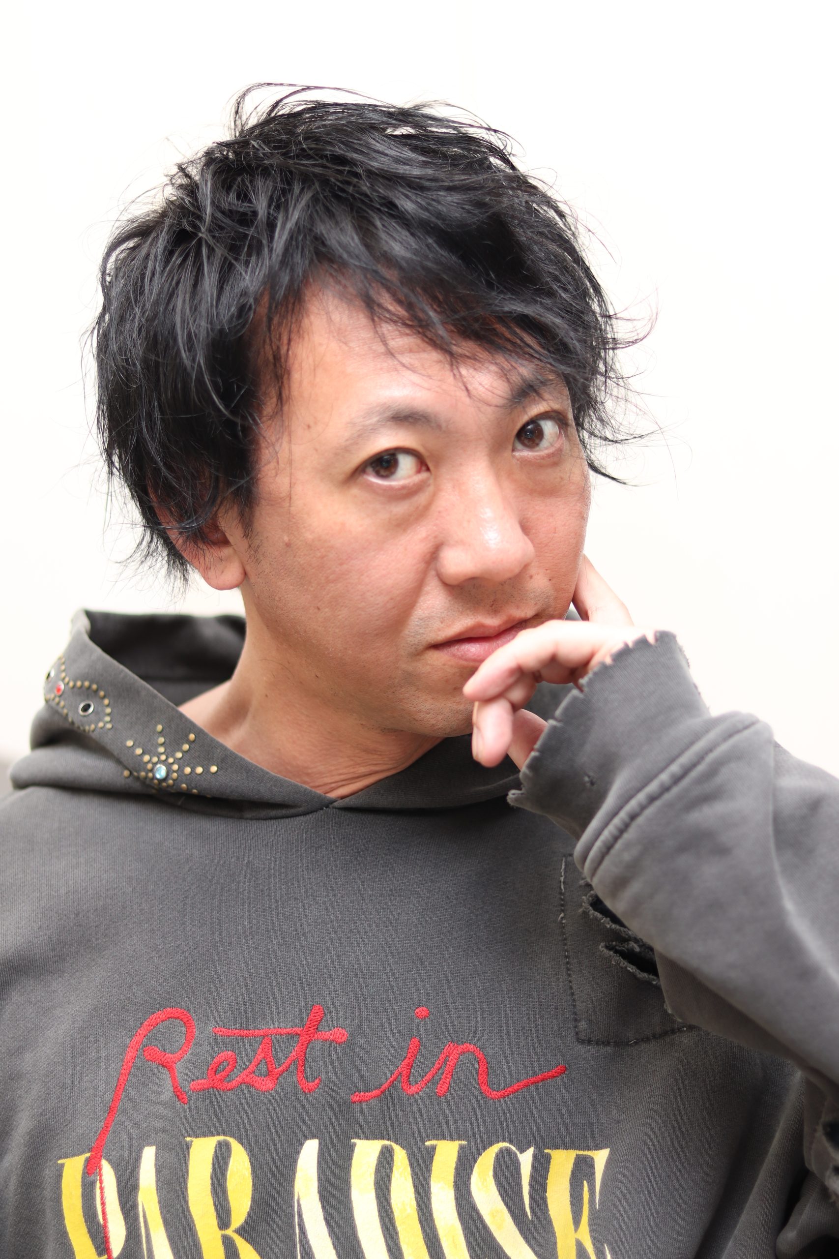 40代50代モテヘア緩ツイストパーマツーブロックマッシュ