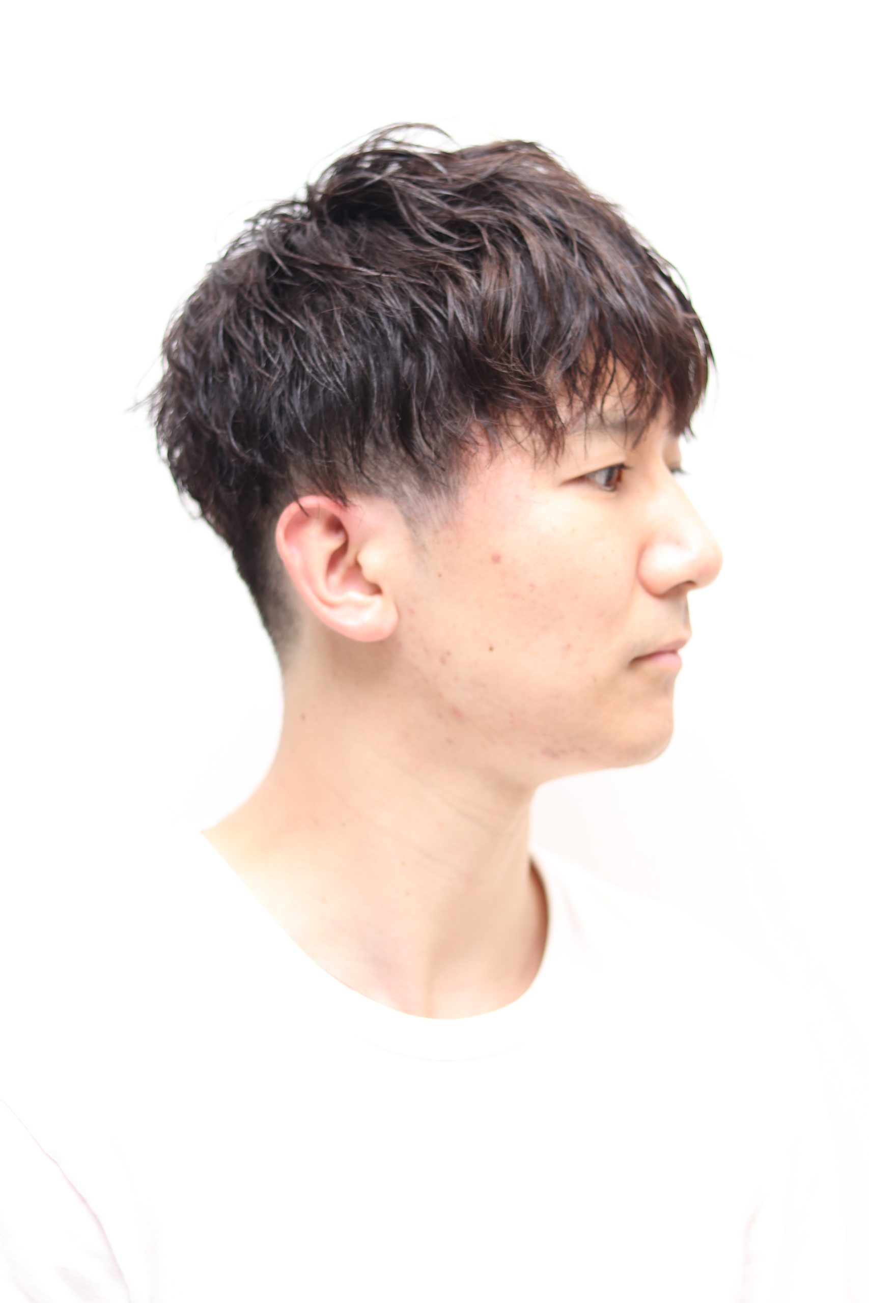 ツーブロックツイストスパイラルパーマ