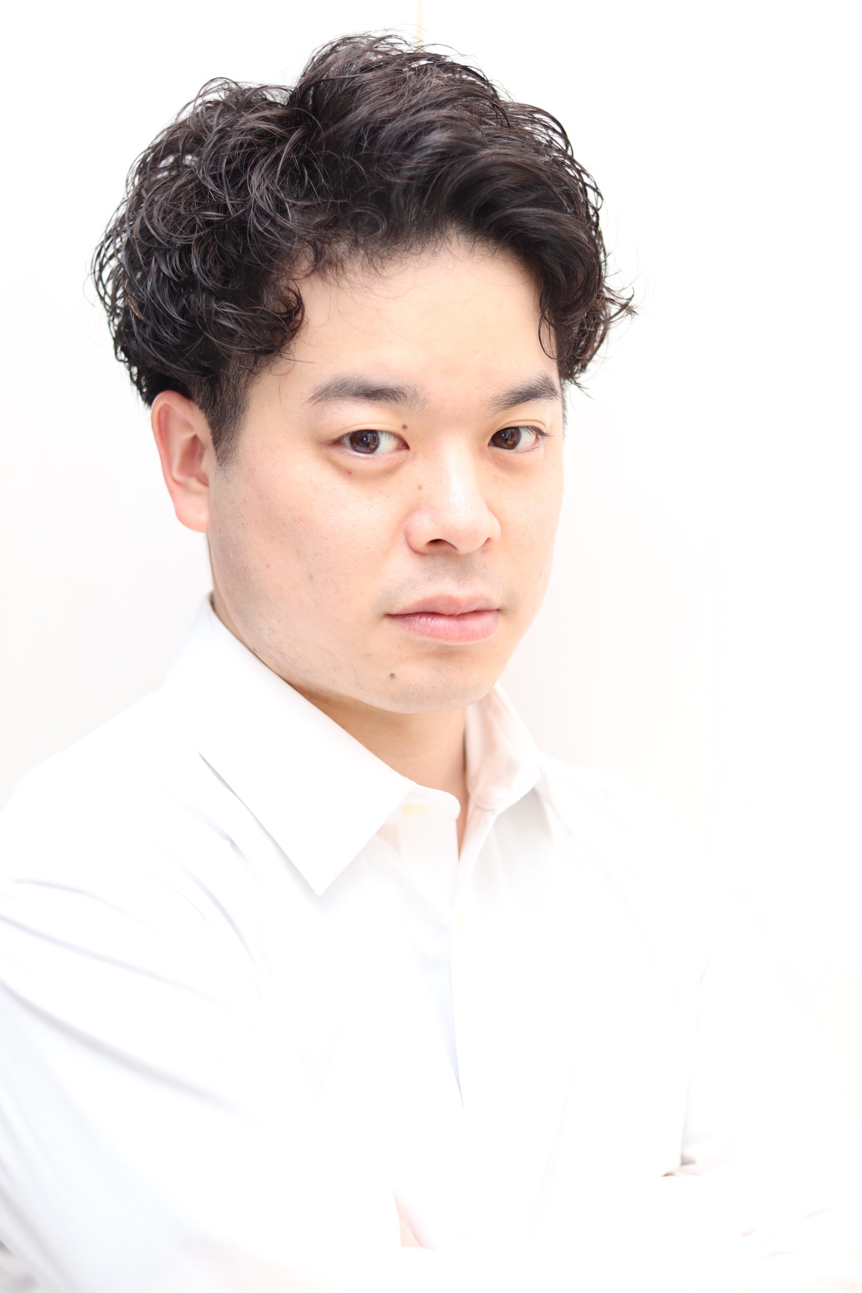 メンズ ナチュラル 爽やかパーマスタイル