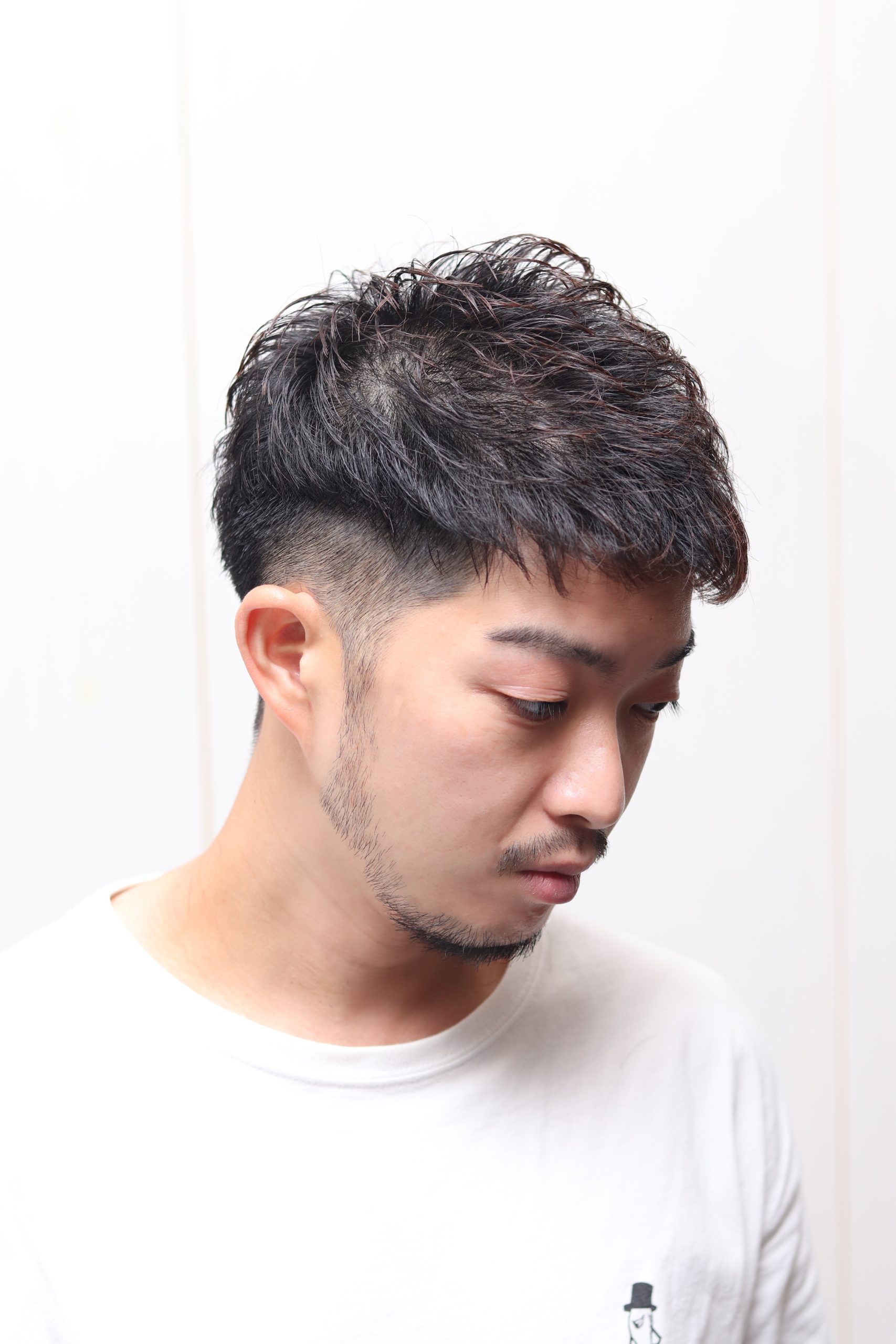 アイロンパーマ/メンズ/ツーブロック/刈り上げ/ショート/理容室