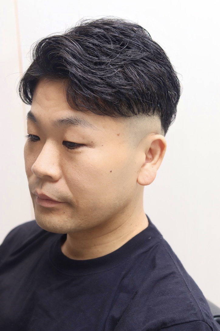 ツーブロック爽やかフェード