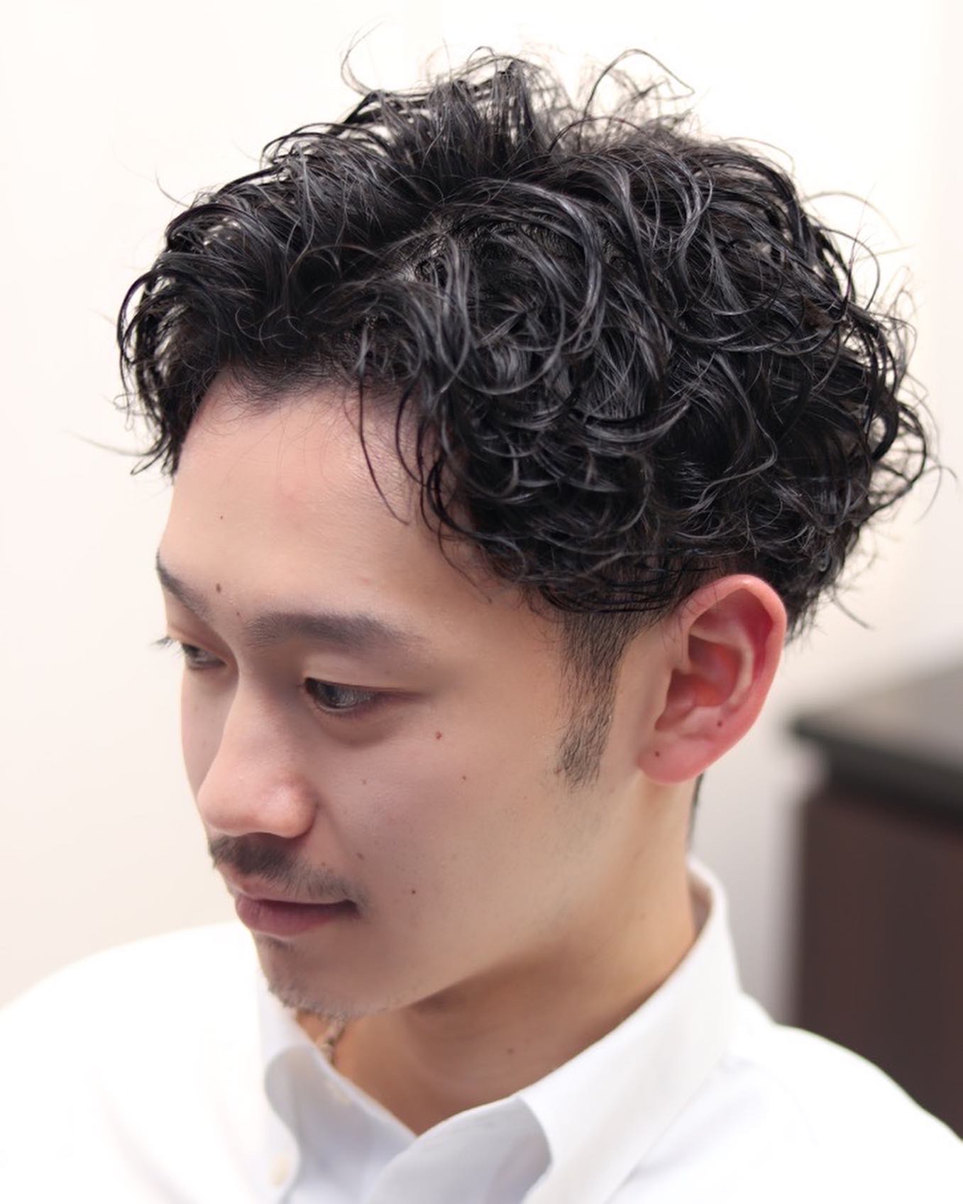 ソフトツイストスパイラルパーマ/ツーブロック