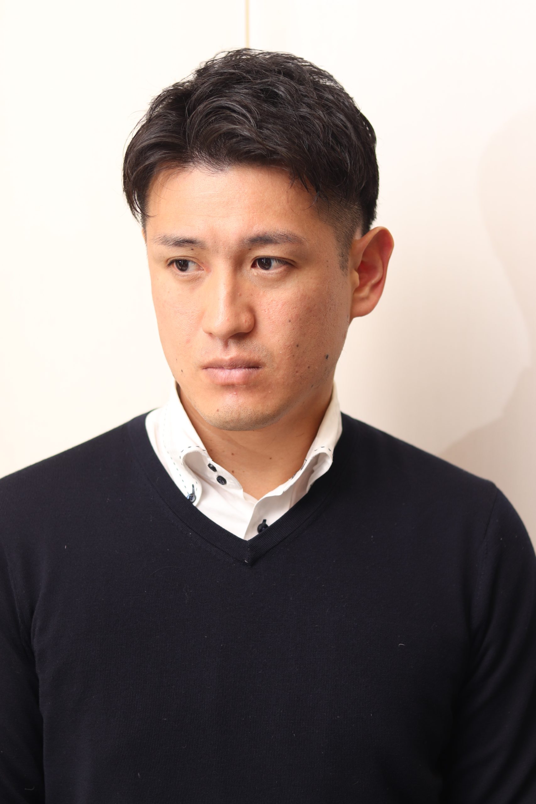 20代30代ビジネスツーブロックスタイル/アップバング