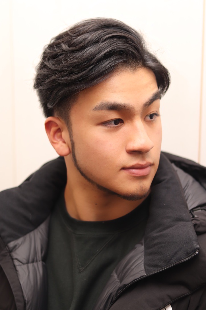 ハーフバックスタイルでかっこよく♪