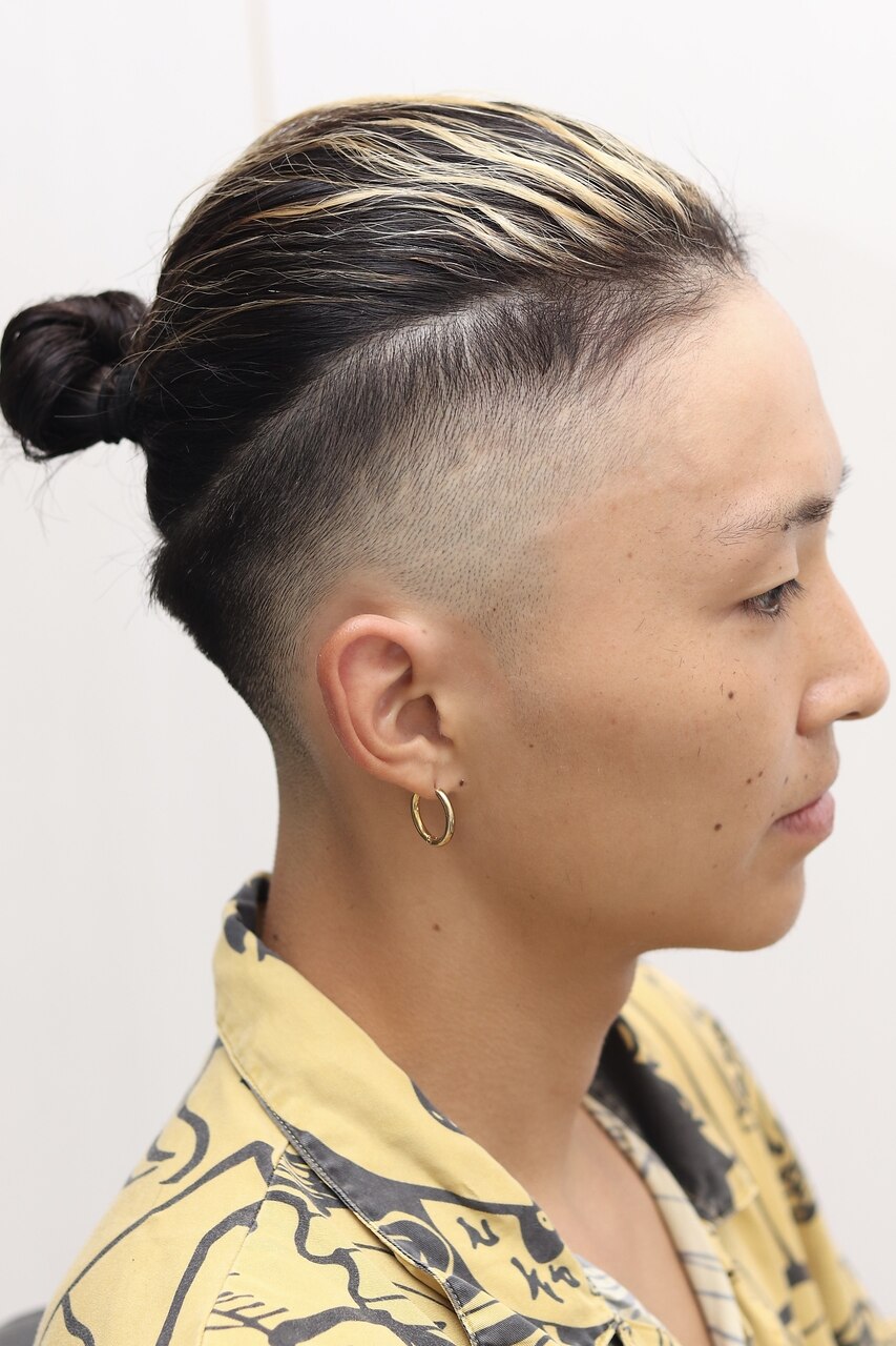10代20代30代メンズフェードカットマンバンツーブロック