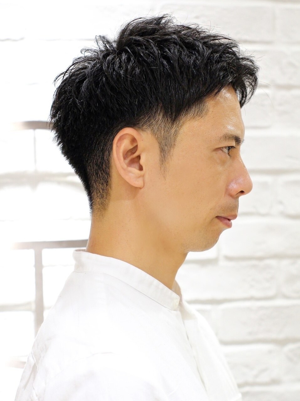 ツーブロック/アップバング/爽やか/刈り上げ/床屋/メンズパーマ