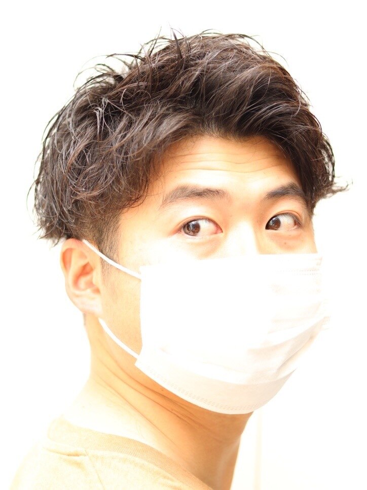 メンズパーマ/ツイストパーマ/ツーブロック/刈り上げ/スパイラルパーマ