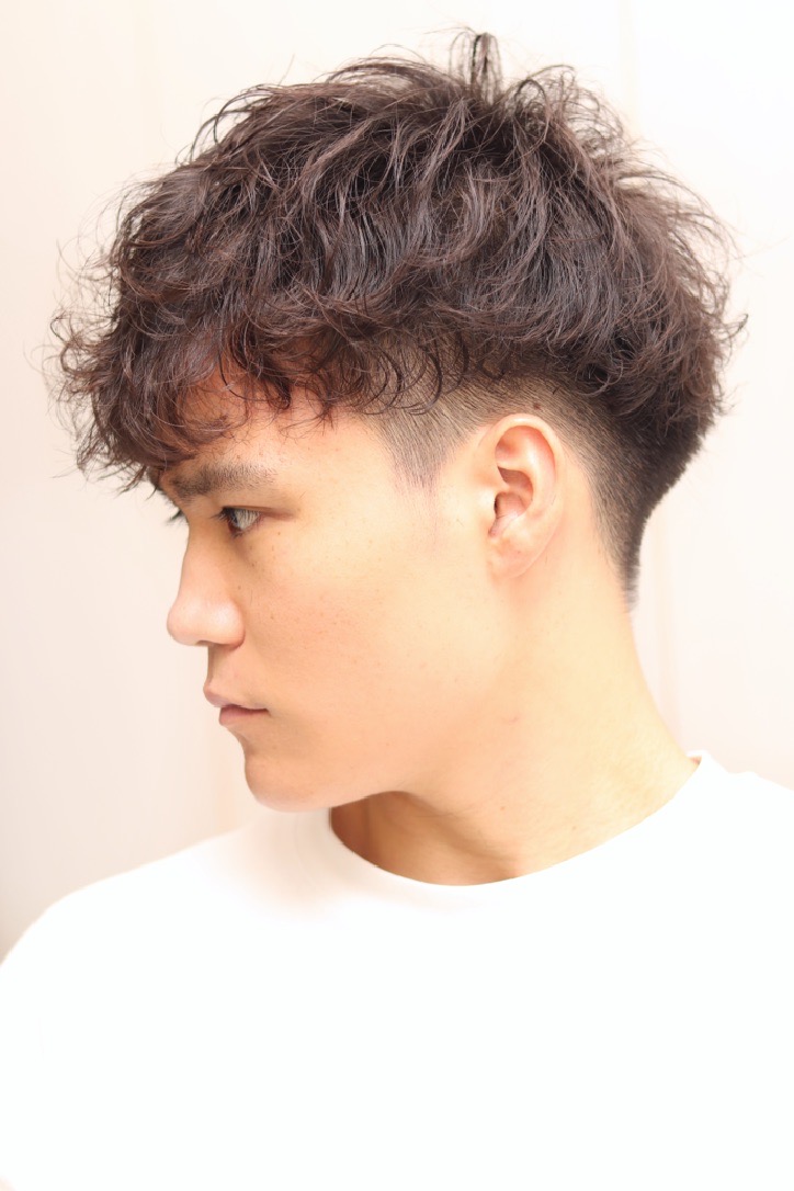 30代大人男性マッシュ×スペインカールスパイラルパーマ