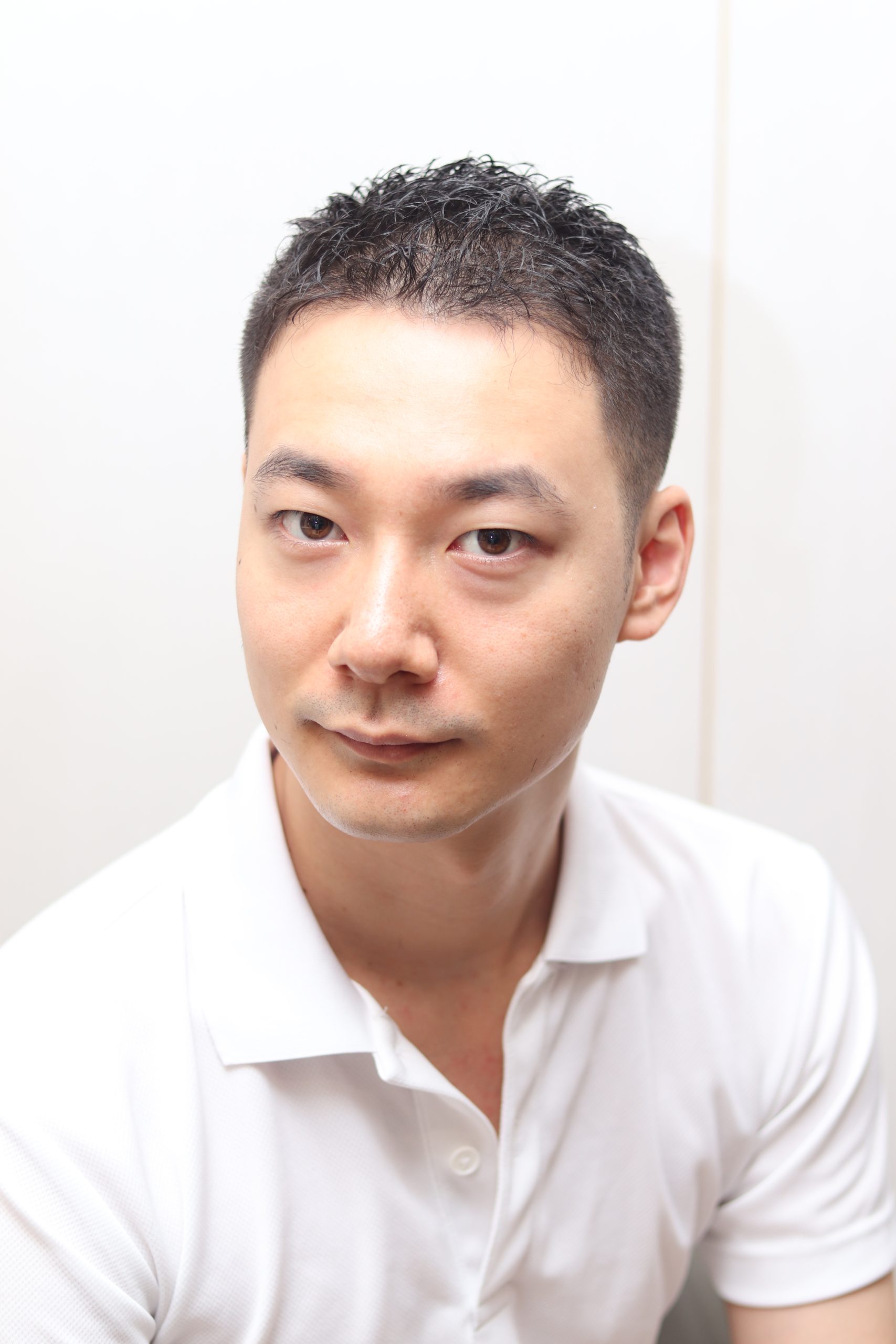 [清潔感メンズナチュラル]メンズベリーショート刈り上げ