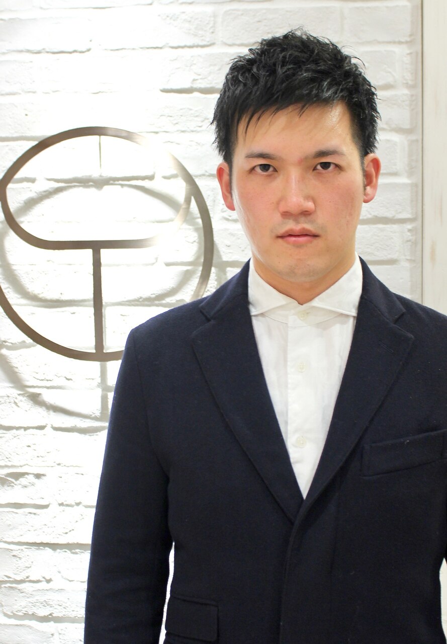 30代40代メンズビジネスナチュラルブラウン爽やかツーブロック