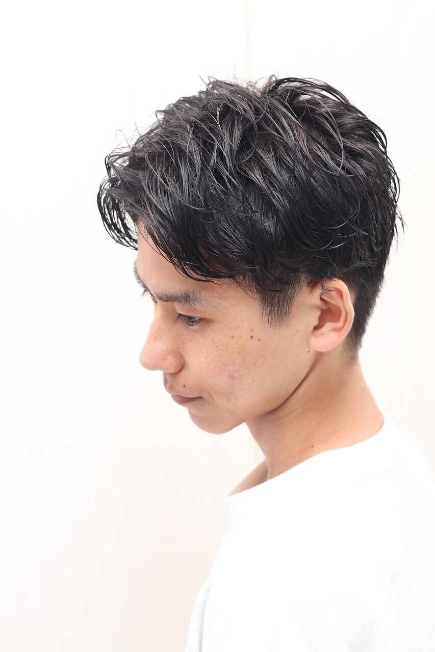 ナチュラルセット/ツーブロック/刈り上げ/20代/30代/カジュアル