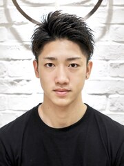 20代30代40代メンズアップバング清潔感爽やかビジカジ