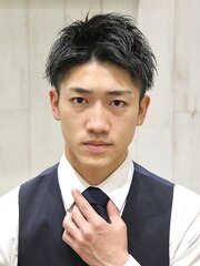 20代30代メンズソフトツーブロックビジネス大人カッコイイ