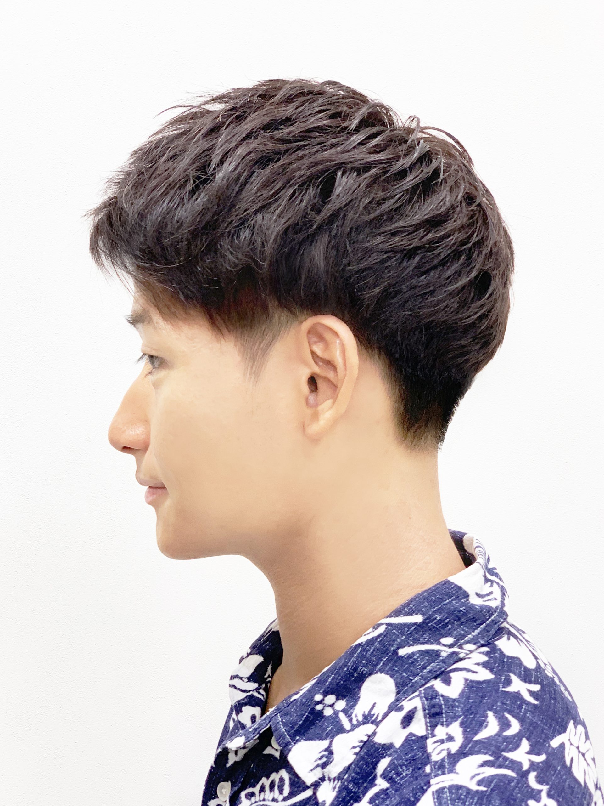 ツーブロックマッシュショート