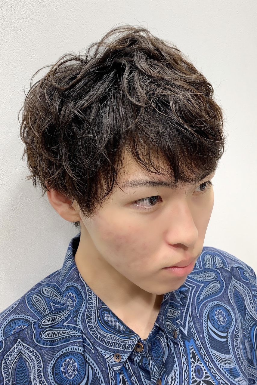 マッシュ風無造作パーマ!