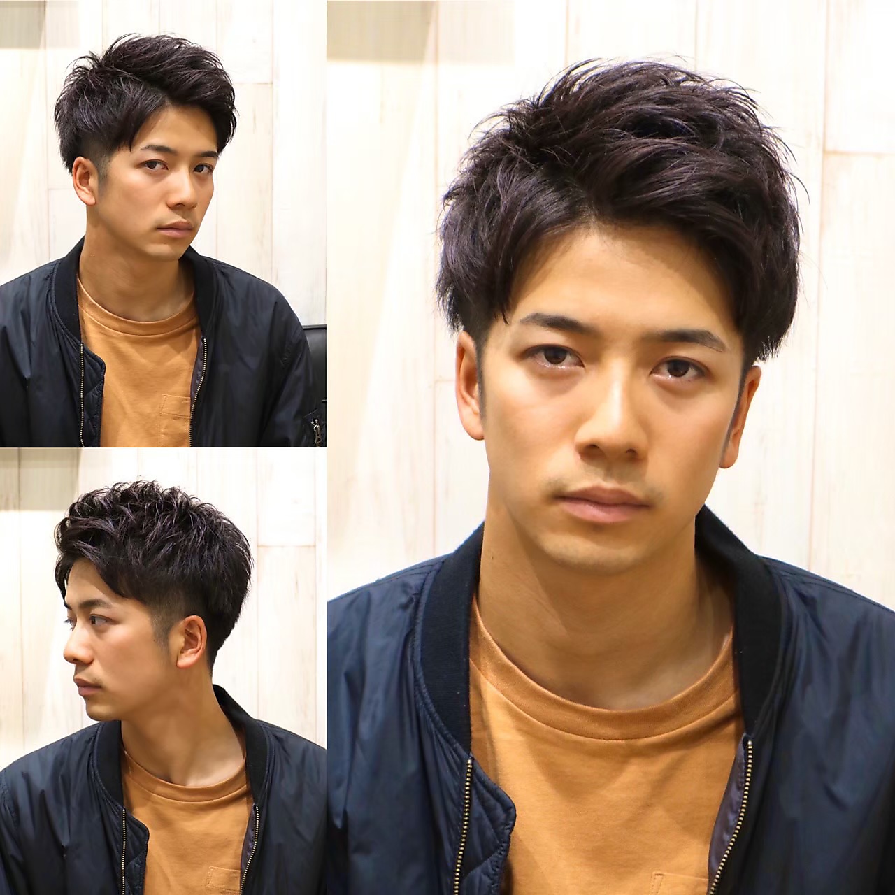 王道くせ毛風アイロンパーマ