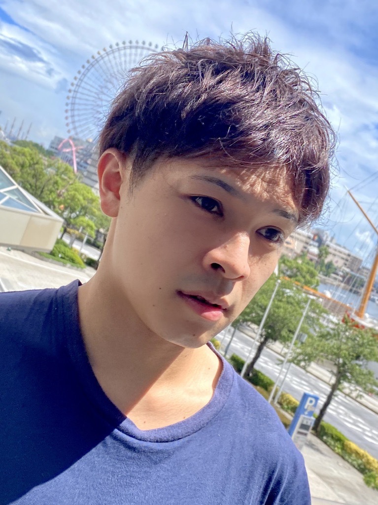 ツーブロ爽やかマッシュネープレス