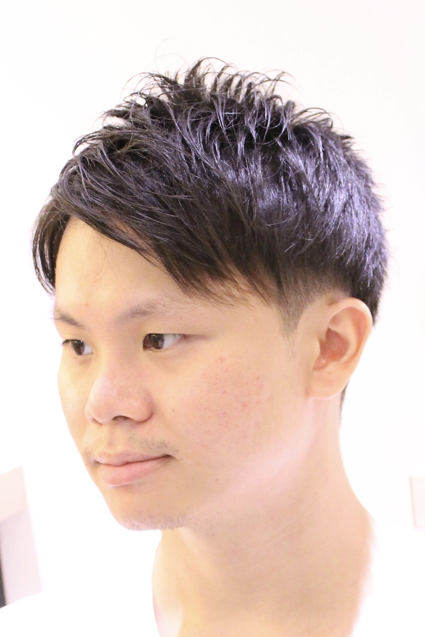 爽やかビジネスツーブロ刈り上げ