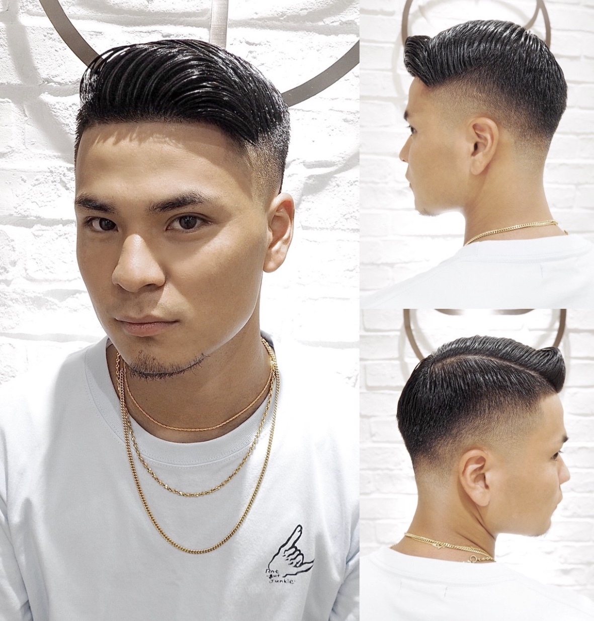 ２０代30代フェードパートカット