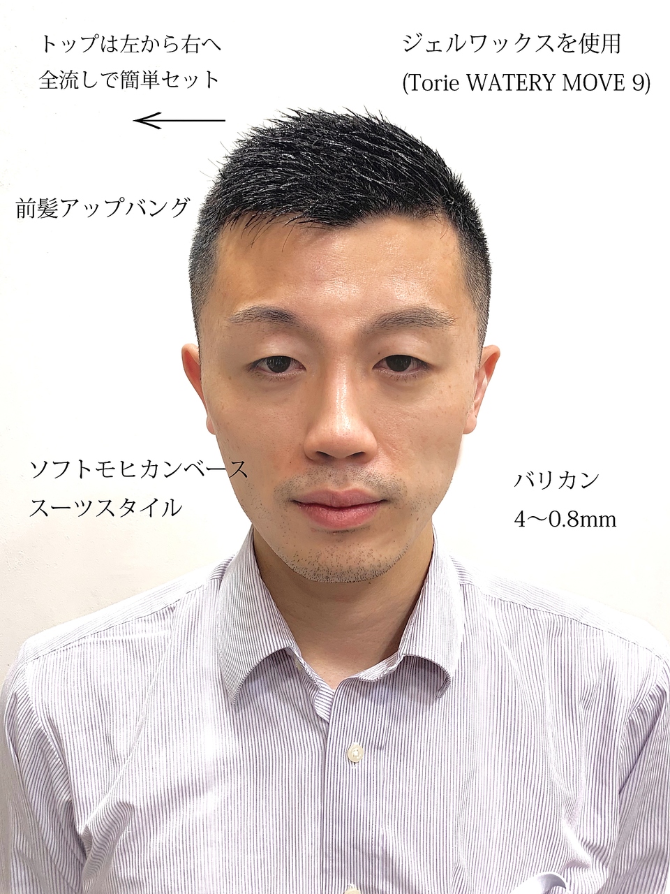 ソフトモヒカンベーススーツスタイル