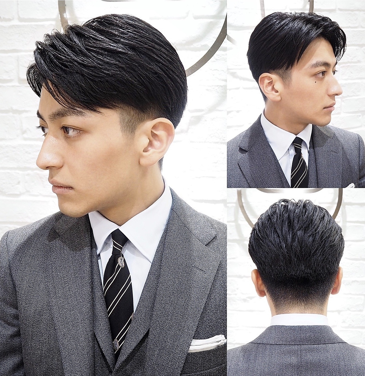 30代ビジネスツーブロックスーツスタイル