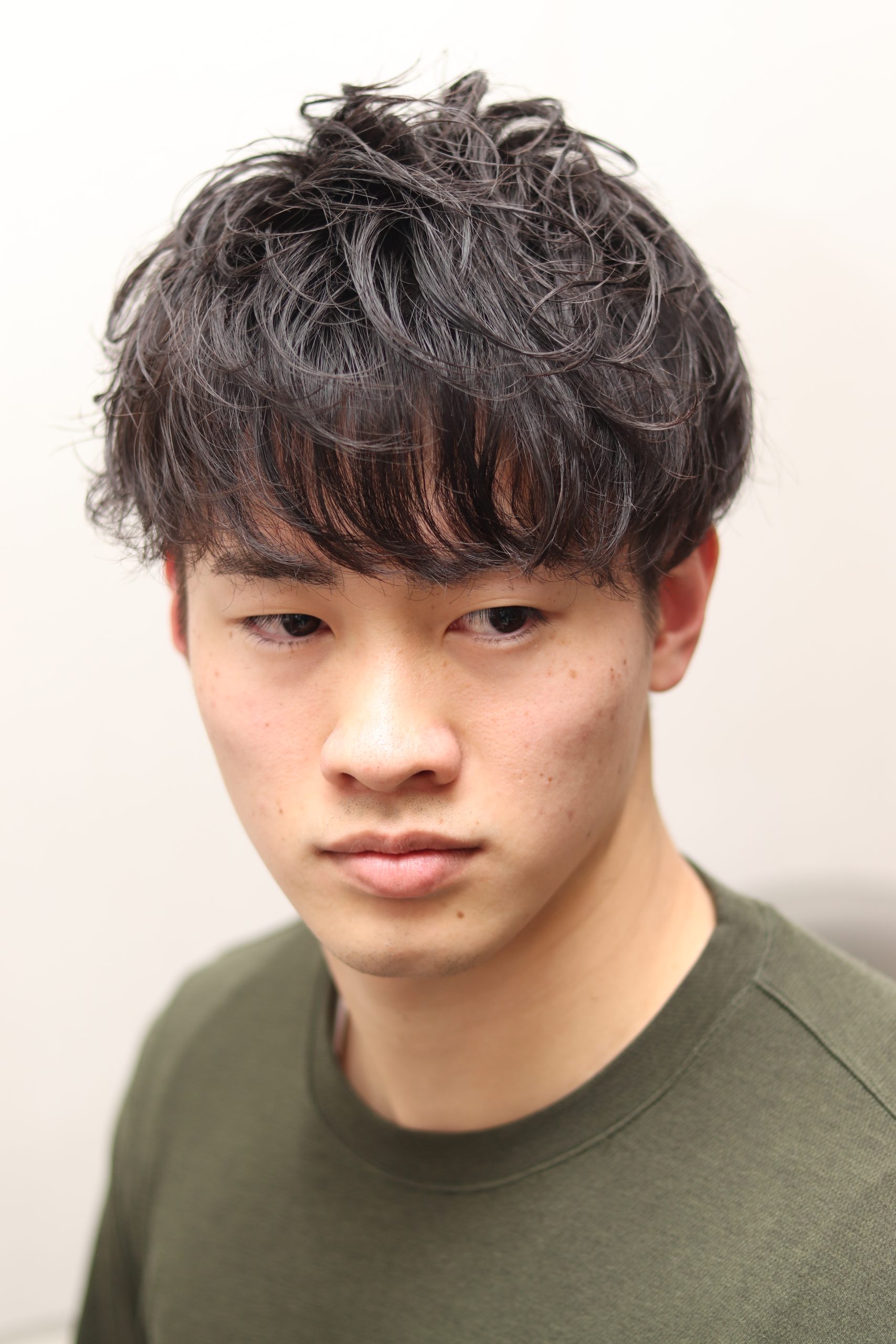 爽やか!!ツーブロック刈り上げふんわりパーマ!