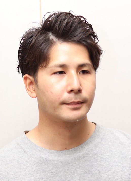 【ヨシザワ聖路加】刈り上げツーブロックアップバング