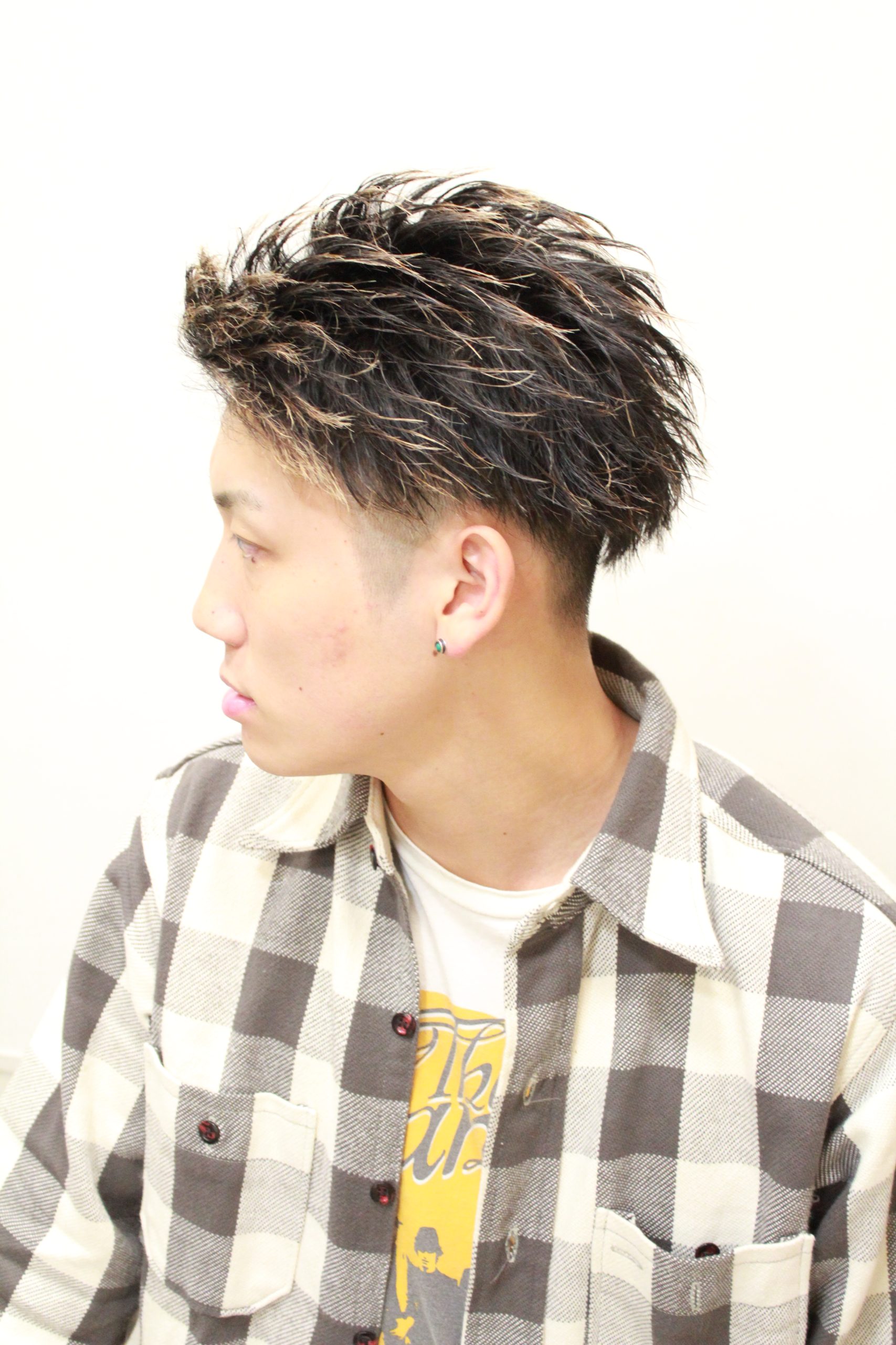 【ヨシザワ聖路加】ツーブロックリバースアップバング