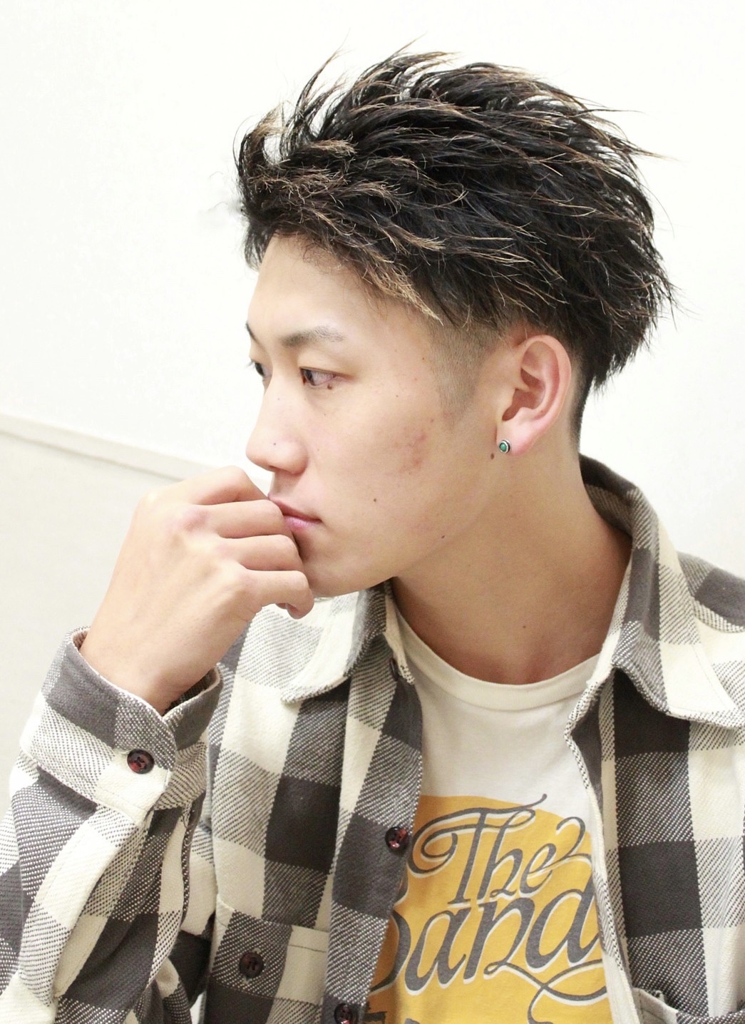 【ヨシザワ聖路加】刈り上げツーブロックリバースアップバング