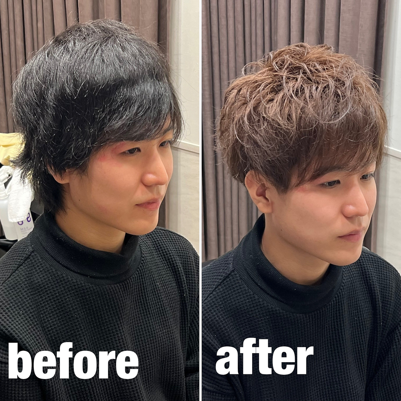 【ヨシザワ聖路加】beforeafterツーブロック刈り上げショート