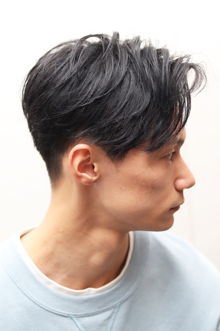【ヨシザワ聖路加】ツーブロック刈り上げアップバングマッシュ