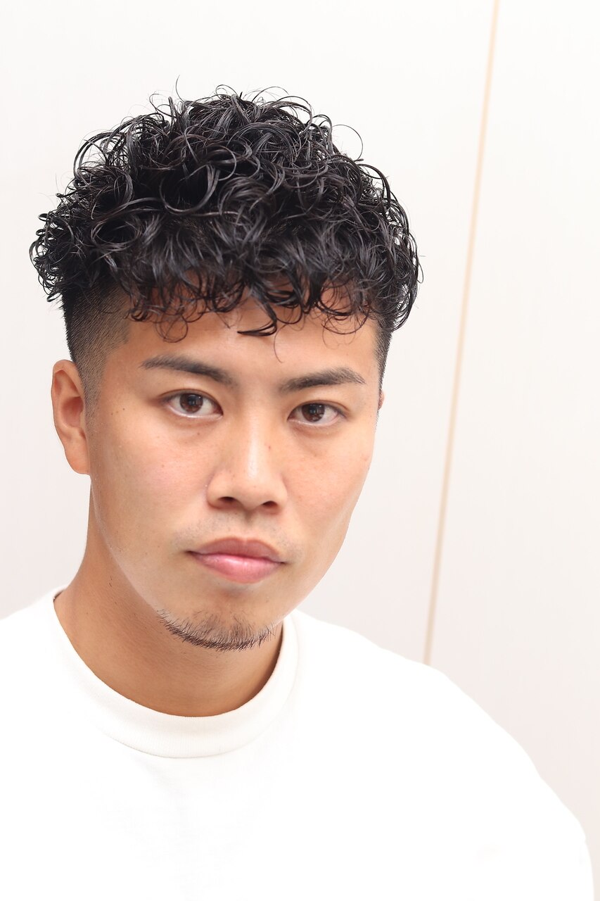 【築地理容室】ショートイケイケふんわりジェルグランパーマ