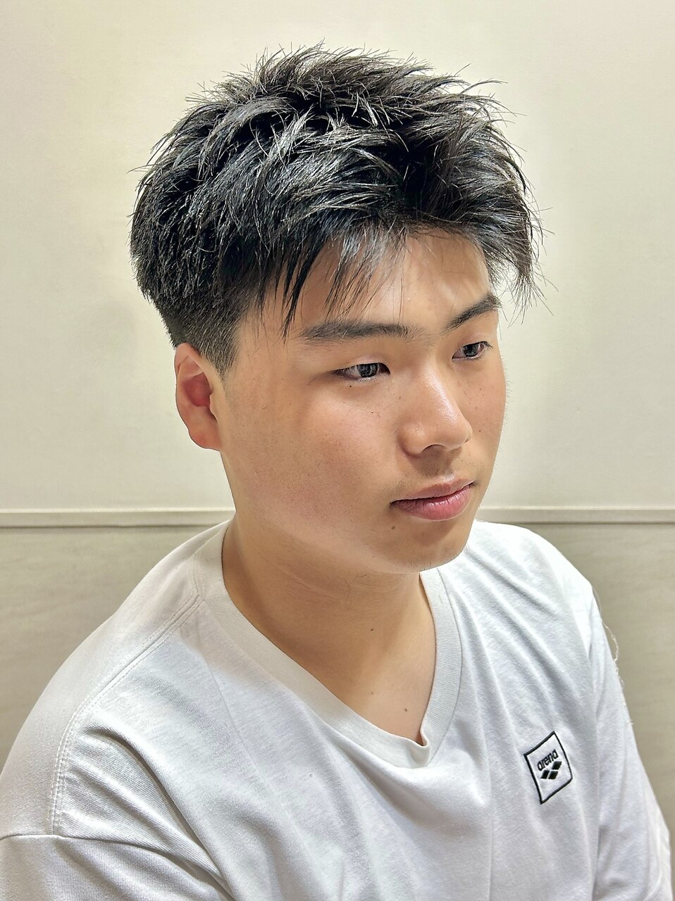 刈り上げ/アップバング/フェード/ショートヘア/学生