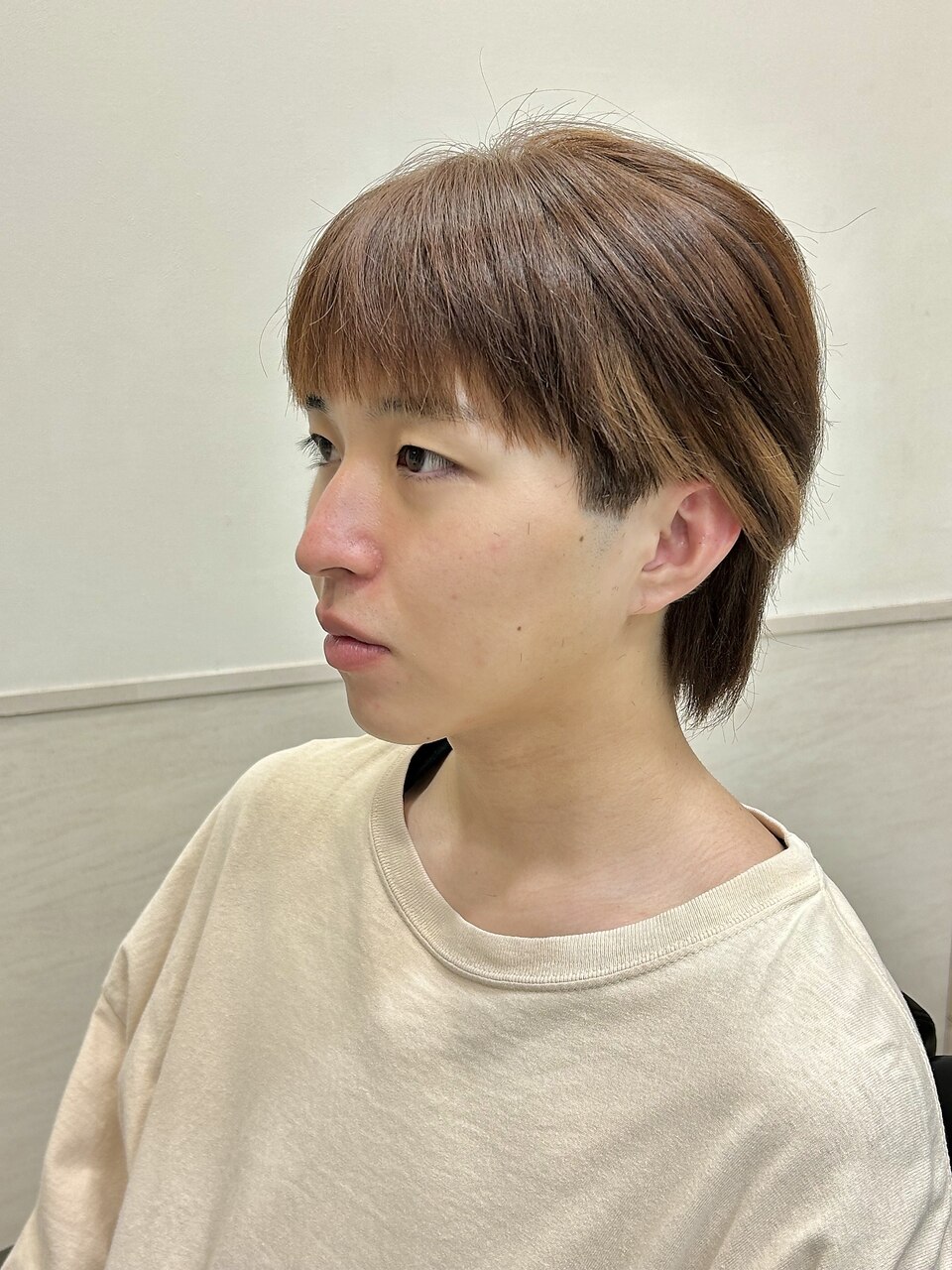 ウルフ/前髪バング/茶髪ヘア/ツーブロ/10代20代