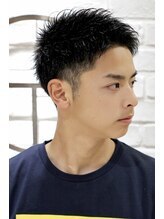 ツーブロアップバングソフトモヒカン